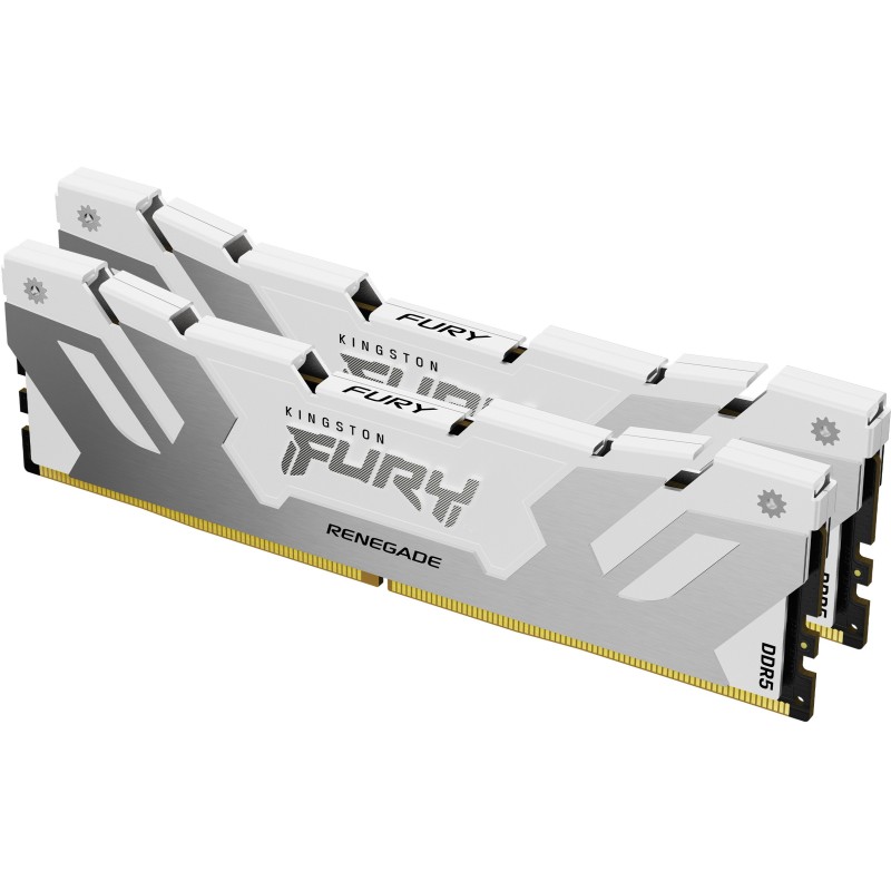 Buy KINGSTON FURY Renegade 32GB DIMM DDR5 6400MT s DDR5 CL32 Kit of 2 White XMP in Cyprus, Nicosia, Limassol, Larnaka, Pafos