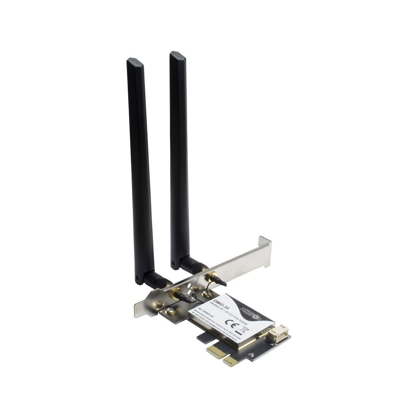 Inter-Tech DMG-35 USB 2.0 Netzwerkadapter - DMG-35 - Dual-band PCIe WLAN/Bluetooth, 3000 Mbit/s, Bluetooth 5.0, Windows 10