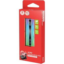 Buy 32GB PC 6400 CL32 ADATA XPG LANCER NEON RGB KIT 2x16GB retail in Cyprus, Nicosia, Limassol, Larnaka, Pafos