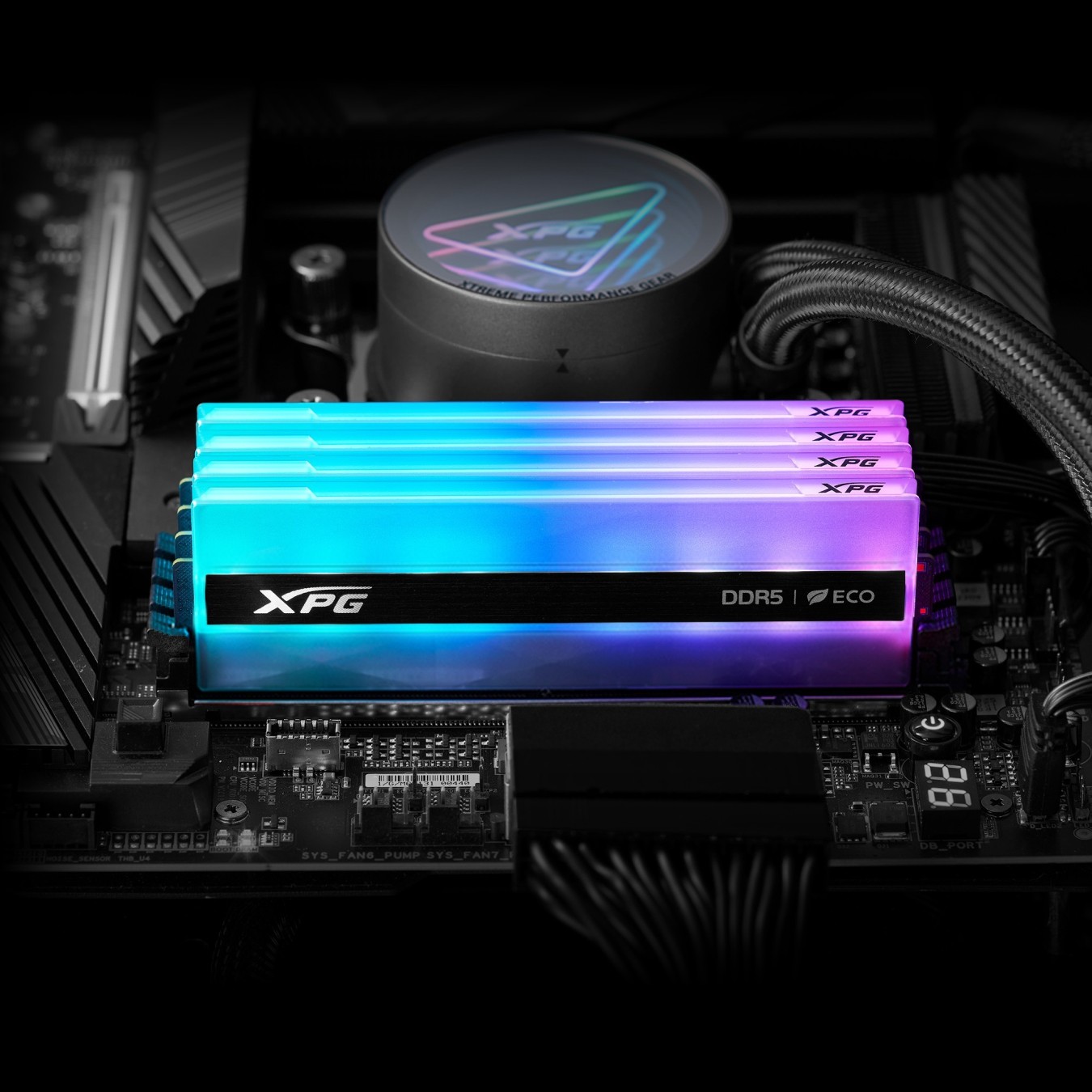 32GB PC 6400 CL32 ADATA XPG LANCER NEON RGB KIT 2x16GB retail — Buy in Cyprus with Fast Delivery