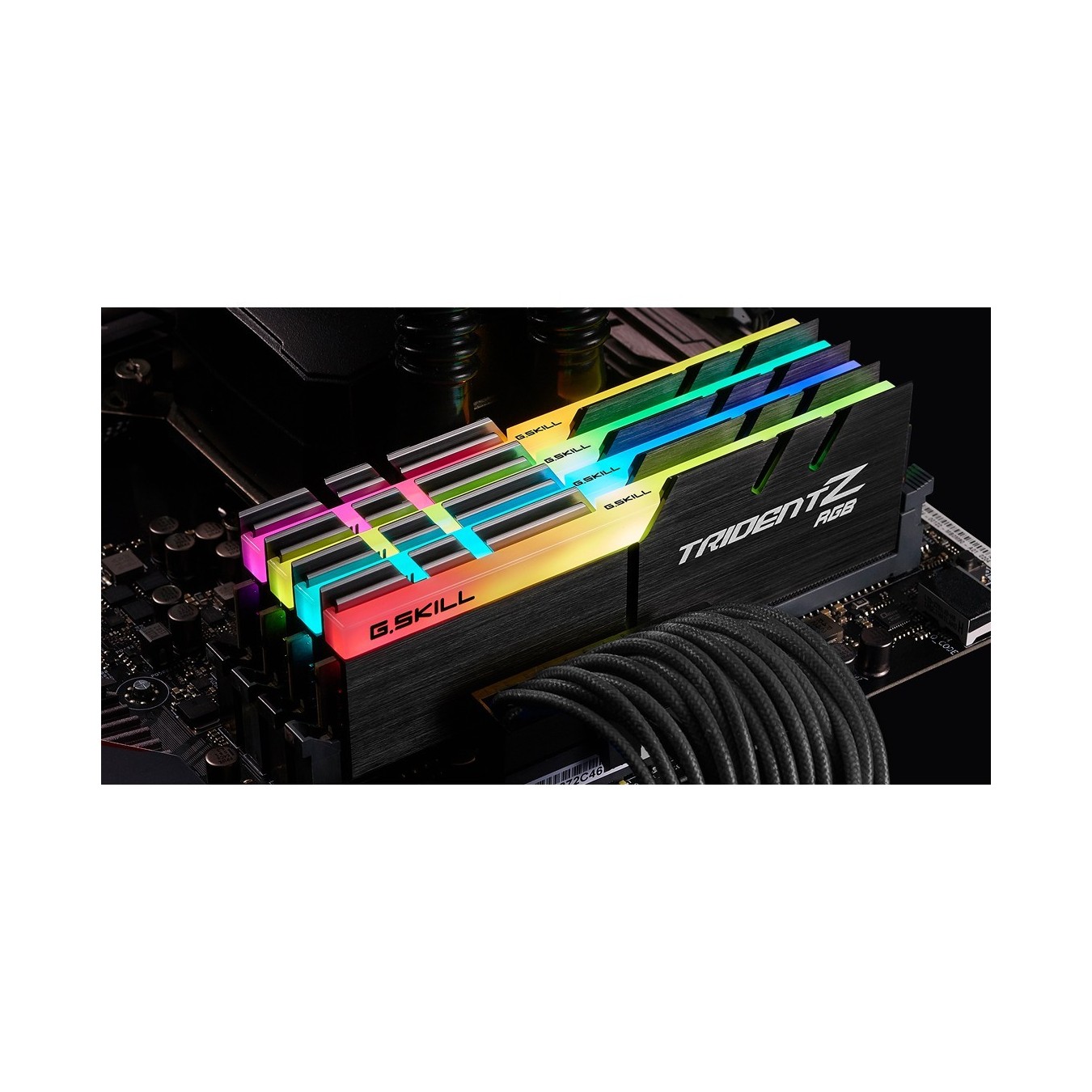 32 GB DIMM DDR4-4000(4x 8 GB) Quad-Kit - F4-4000C18Q-32GTZRB - Trident Z RGB, Black, INTEL XMP