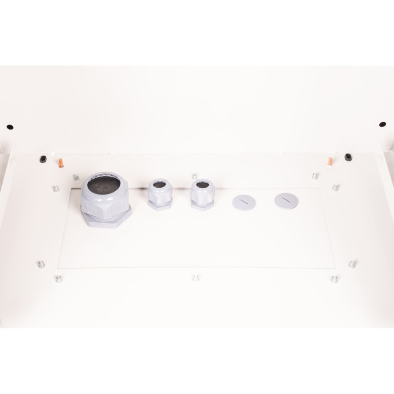 Buy WALL MOUNTING CABINET - 600x450 mm (WxD) - IP55 - Outdoor - 100 kg - Grey in Cyprus, Nicosia, Limassol, Larnaka, Pafos