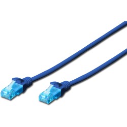 Buy CAT 5e U/UTP Patch Cable. 5m. Blue in Cyprus, Nicosia, Limassol, Larnaka, Pafos