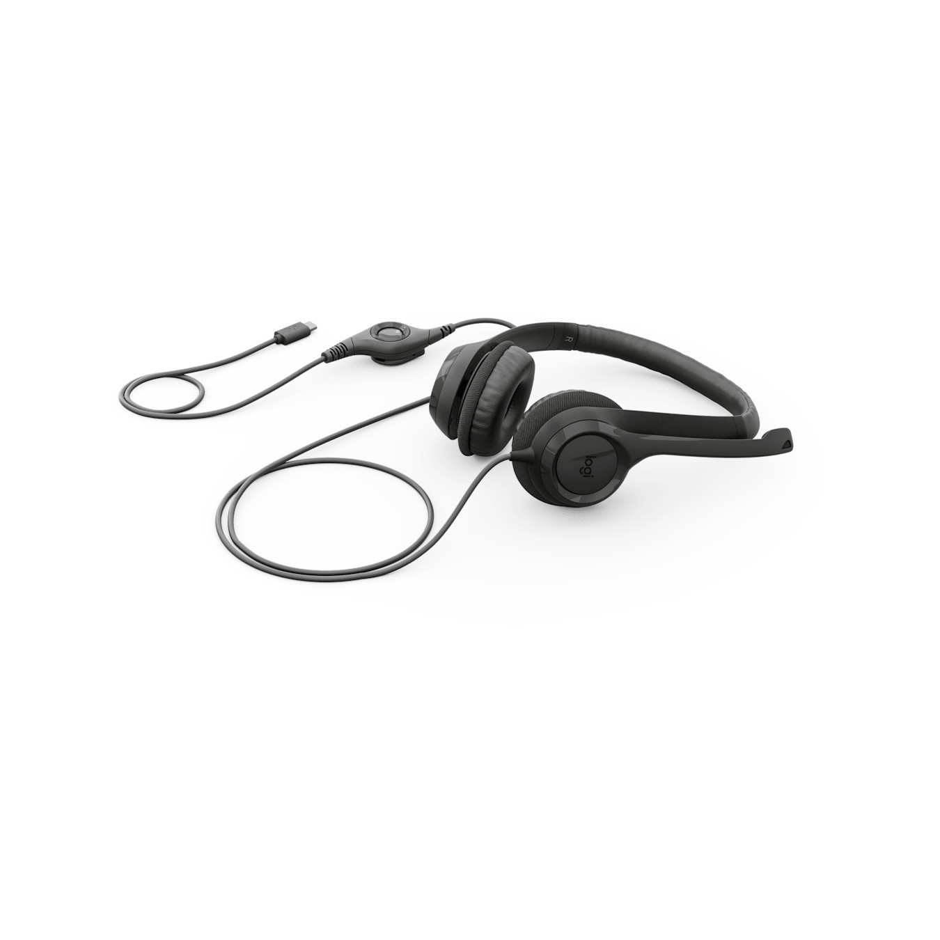 Logitech H390 USB-C COMPUTER HEADSET - H390 - Black, USB-C, Wired, 20 - 20000 Hz — Buy in Cyprus with Fast Delivery