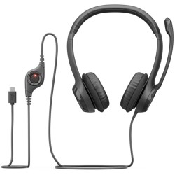 Buy Logitech H390 USB-C COMPUTER HEADSET - H390 - Black, USB-C, Wired, 20 - 2000... in Cyprus, Nicosia, Limassol, Larnaka, Pafos