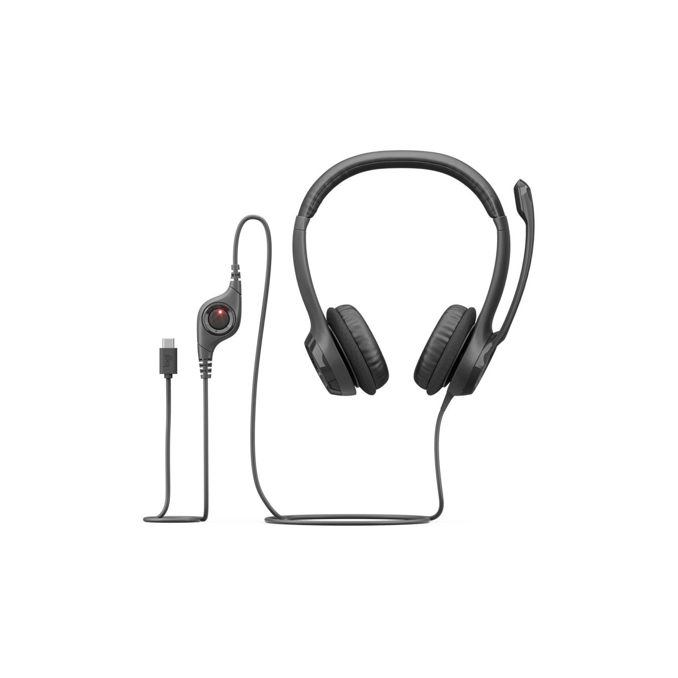 Logitech H390 USB-C COMPUTER HEADSET - H390 - Black, USB-C, Wired, 20 - 20000 Hz — Buy in Cyprus with Fast Delivery