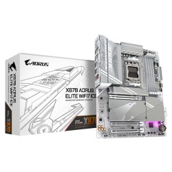 Gigabyte X870 AORUS ELITE WIFI7 ICE - AM5 ATX Motherboard, X870, DDR5, 4x M.2, Wi-Fi 7, 2.5Gb LAN, White