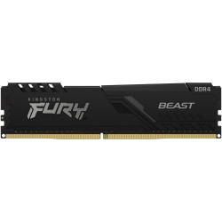 3600 8GB Kingston FURY Beast - KF436C17BB - Black DDR4 3600MT/s CL17 DIMM 288-pin (Boxed) — Buy in Cyprus with Fast Delivery