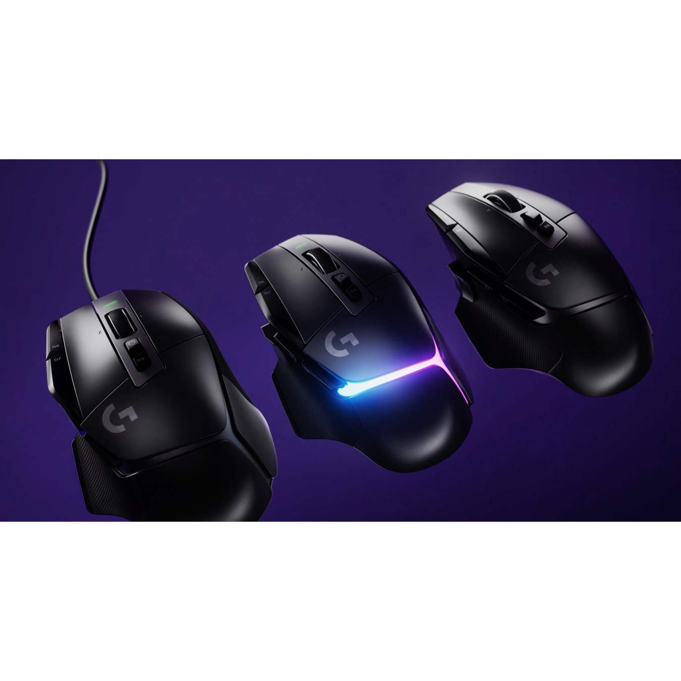 Logitech G G502 X LIGHTSPEED Mouse optical 8 buttons wireless 2.4 GHz USB MAU Logitech LIGHTSPEED receiver white