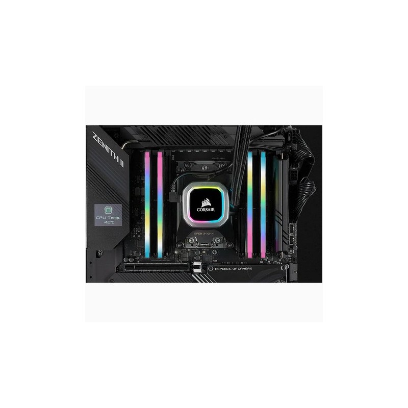 Buy 64GB PC 3200 CL16 CORSAIR KIT (4x16GB) VENGEANCE RGB retail - CMH64GX4M4E320... in Cyprus, Nicosia, Limassol, Larnaka, Pafos