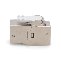 Keystone RJ45 CAT6 Coupler - Nickel, Shielded — Buy in Cyprus with Fast Delivery