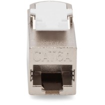 Keystone RJ45 CAT6 Coupler - Nickel, Shielded — Buy in Cyprus with Fast Delivery