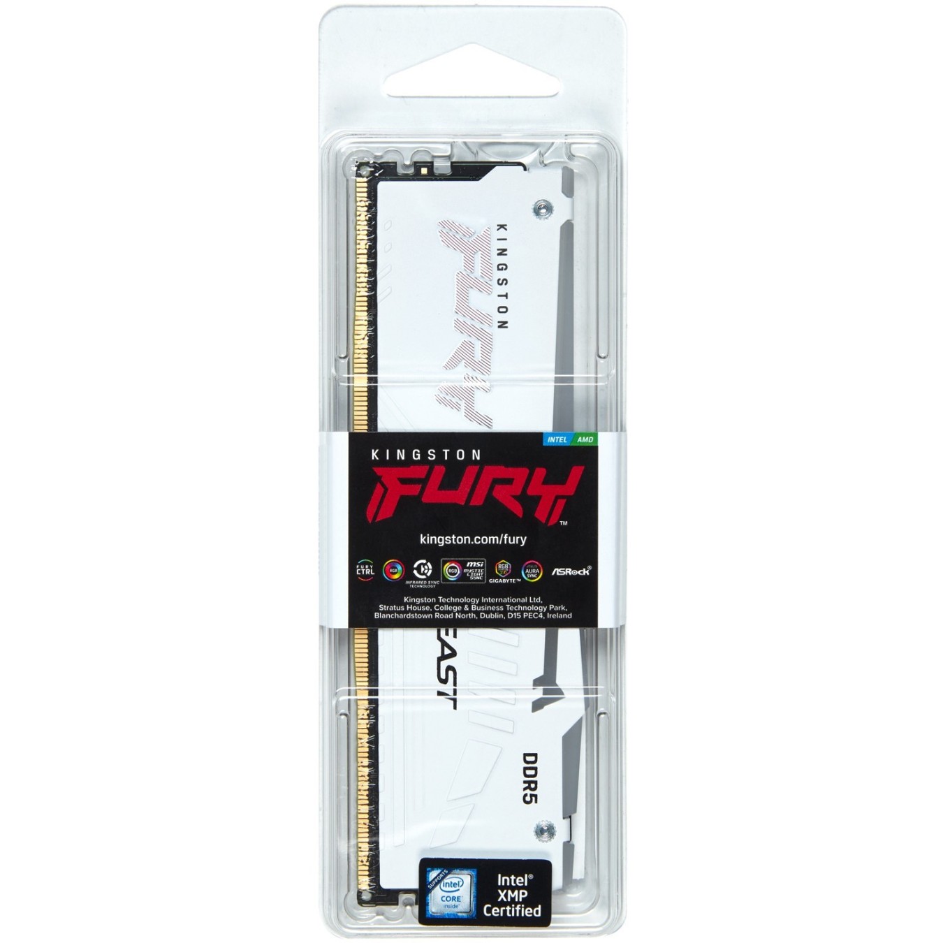 KINGSTON FURY Beast 32GB DIMM 6000MT s DDR5 CL36 White RGB EXPO — Buy in Cyprus with Fast Delivery