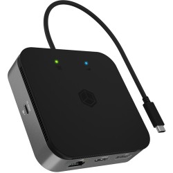 ICY BOX IB-DK408-C41 USB4/Thunderbolt 4 7-in-1 PD 60W Docking Station - IB-DK408-C41 - Anthracite
