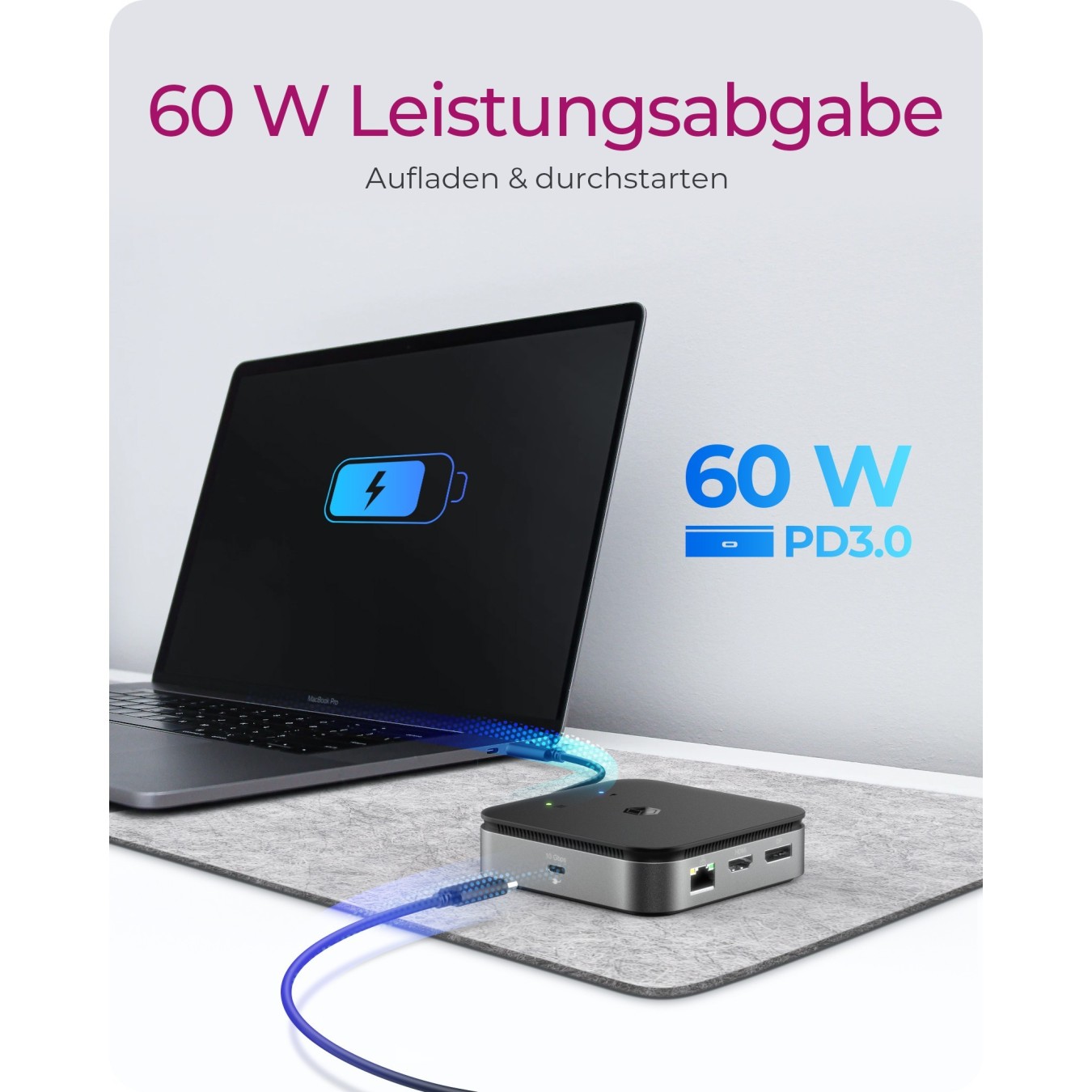 ICY BOX IB-DK408-C41 USB4 7-in-1 Docking Station 60W PD - Dual Video — Armenius Store Cyprus