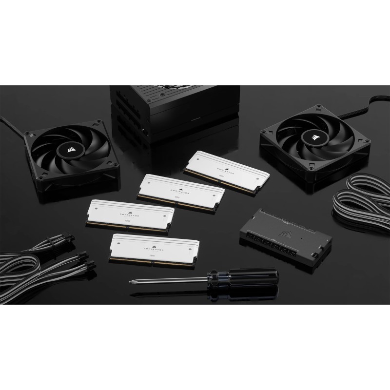 Buy 32GB PC 6000 CL30 CORSAIR KIT (2x16GB) DOMIN. T RGB Wh retail in Cyprus, Nicosia, Limassol, Larnaka, Pafos