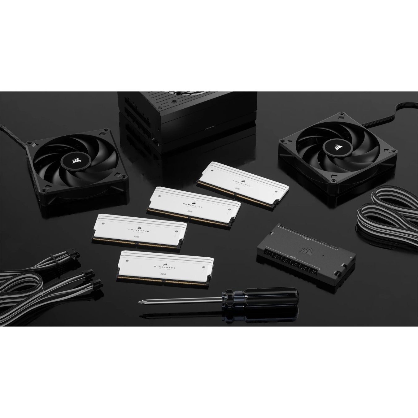 32GB PC 6000 CL30 CORSAIR KIT (2x16GB) DOMIN. T RGB Wh retail — Buy in Cyprus with Fast Delivery