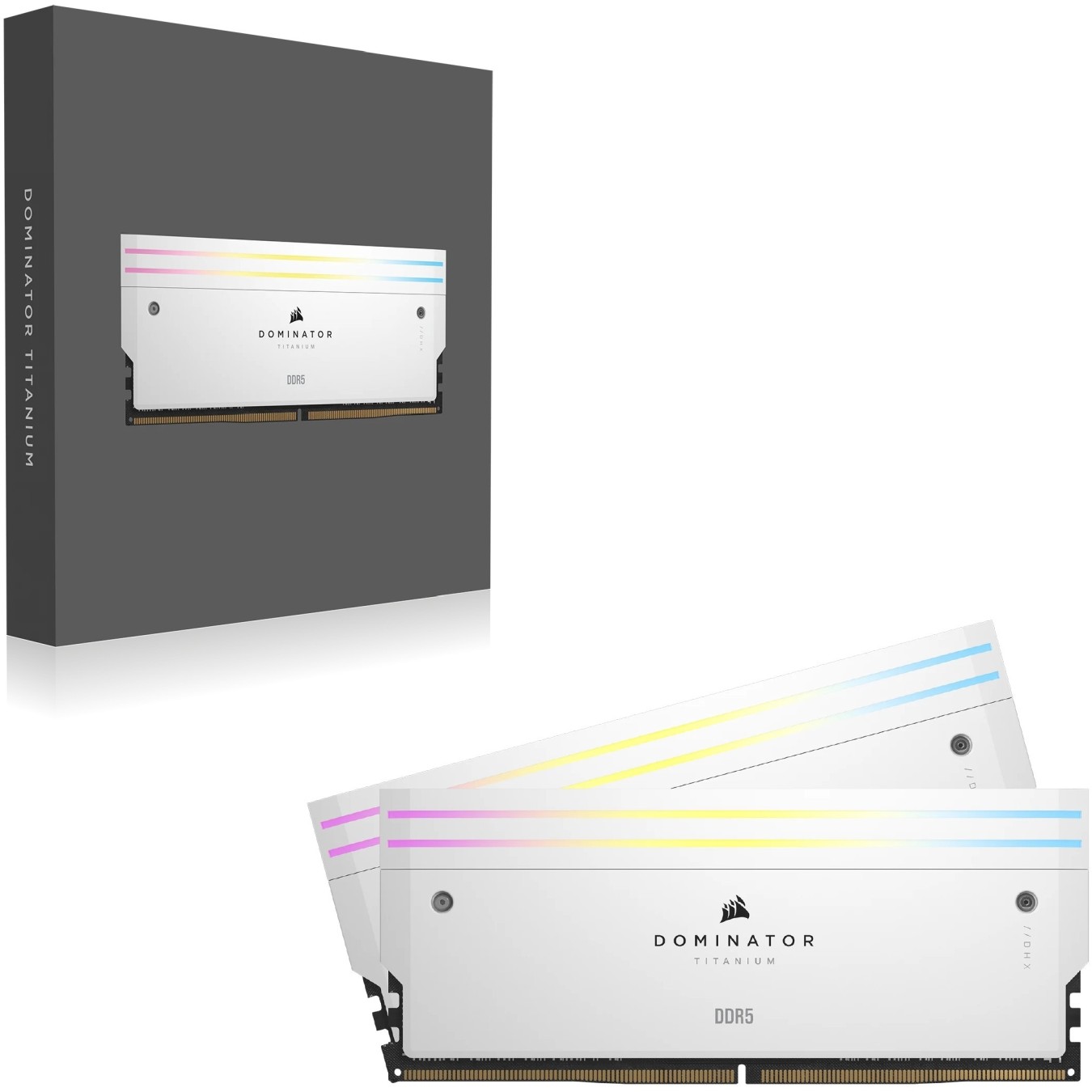 32GB PC 6000 CL30 CORSAIR KIT (2x16GB) DOMIN. T RGB Wh retail — Buy in Cyprus with Fast Delivery
