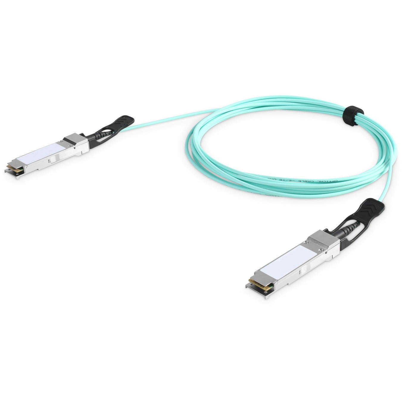DIGITUS Cable QSFP+ 40G AOC 10.0m turquoise - Characteristics (Color turquoise) — Buy in Cyprus with Fast Delivery