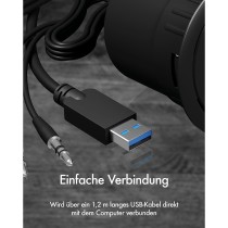 ICY BOX Desk Hub 4x USB 3.0 Type-A with Audio In/Out — Buy in Cyprus with Fast Delivery