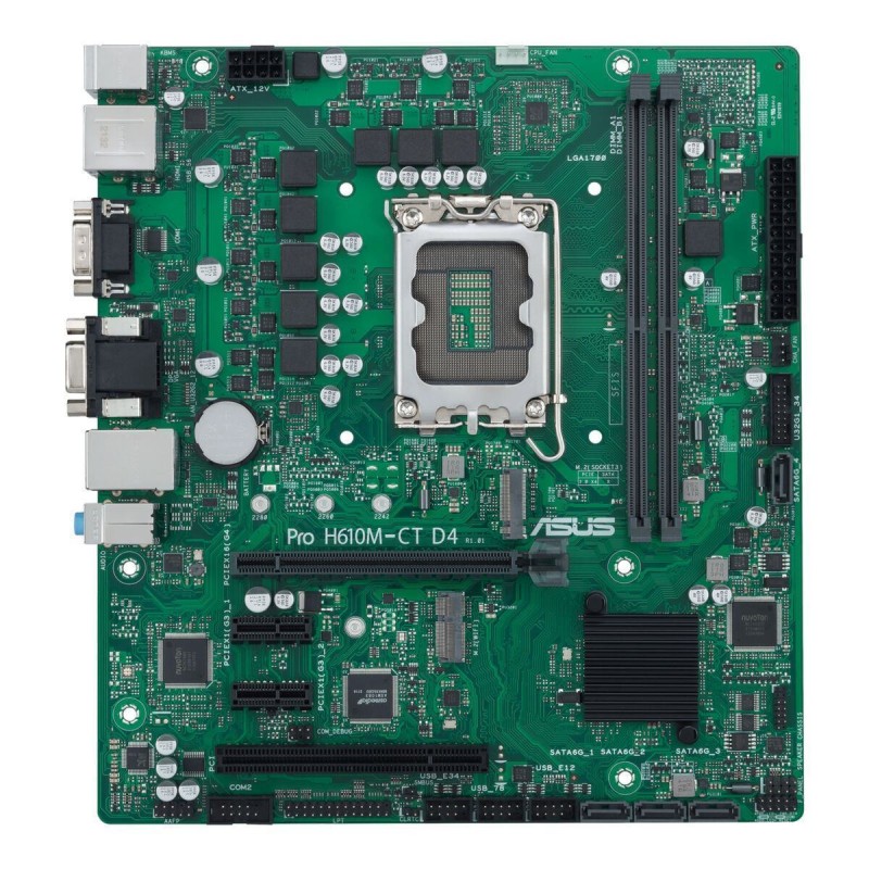 Buy ASUS PRO H610M-C-CSM D4 - Micro-ATX LGA1700 Motherboard - Intel H610, DDR4 u... in Cyprus, Nicosia, Limassol, Larnaka, Pafos