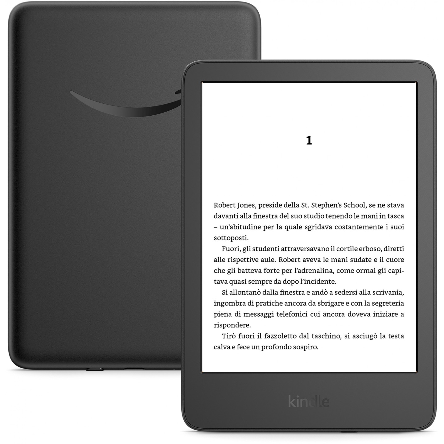 Amazon Kindle 6\" - Black, 16GB, Special Offers, 2024 edition — Buy in Cyprus with Fast Delivery