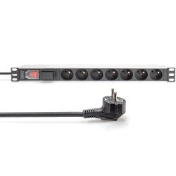 Buy DIGITUS PDU 1U - 7xCEE7 outlets, 230V, 16A, black in Cyprus, Nicosia, Limassol, Larnaka, Pafos