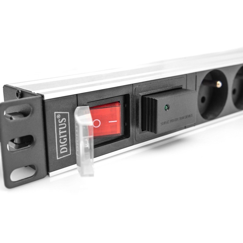 Buy DIGITUS PDU 1U - 7xCEE7 outlets, 230V, 16A, black in Cyprus, Nicosia, Limassol, Larnaka, Pafos