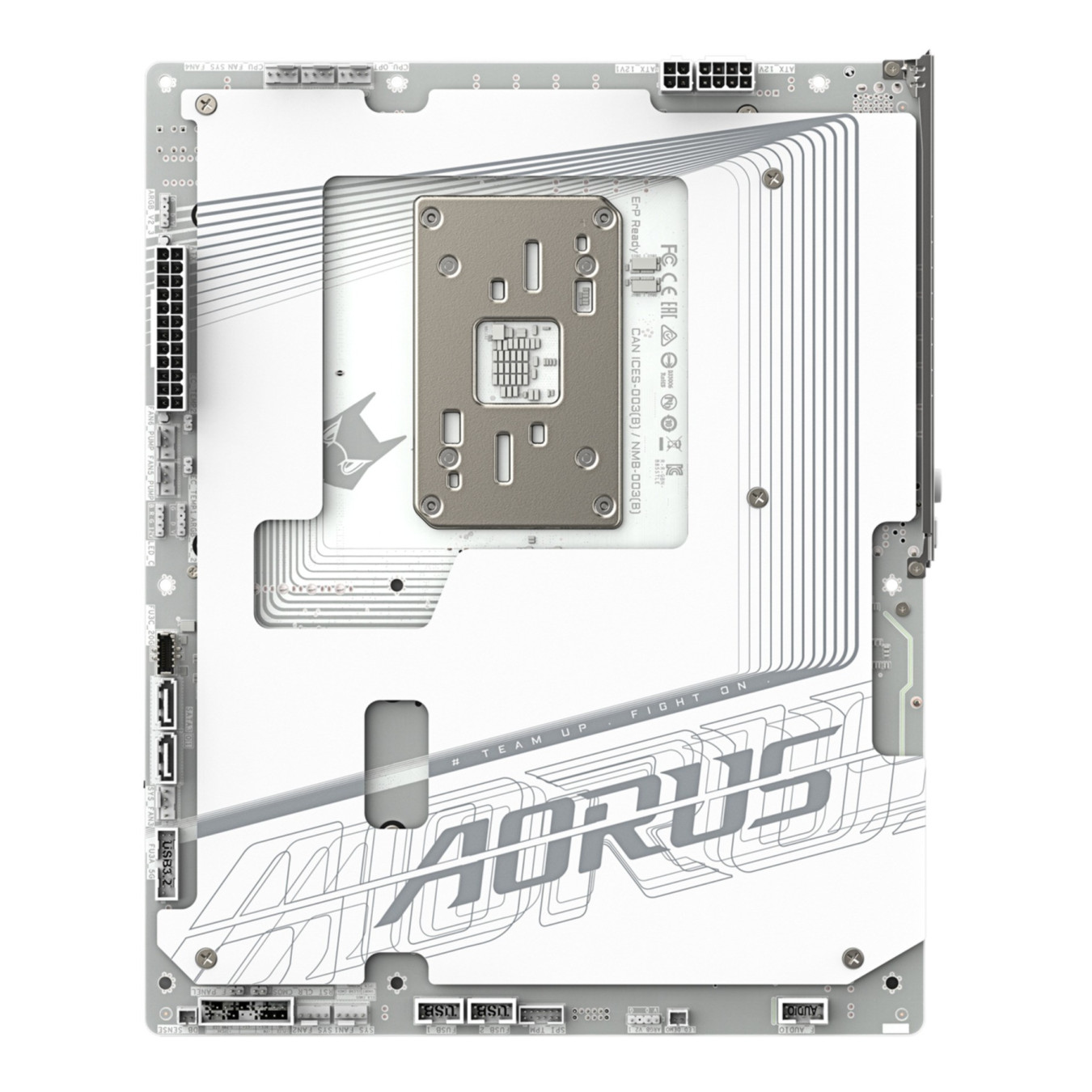 GIGABYTE GA-B850 A STEALTH ICE - AM5 ATX Motherboard - DDR5, 4x DIMM, 256GB Max, Ryzen 7000/8000/9000