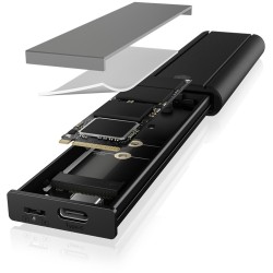 Buy ICY BOX IB-1807MT-C31 External USB-C 3.2 Enclosure for M.2 NVMe SSD with Wri... in Cyprus, Nicosia, Limassol, Larnaka, Pafos