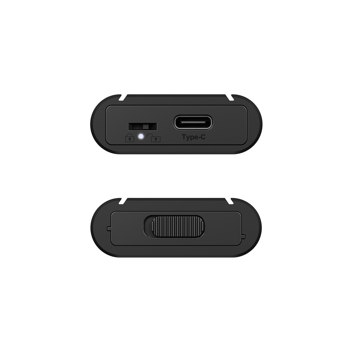 ICY BOX IB-1807MT-C31 External USB-C 3.2 Enclosure for M.2 NVMe SSD with Write Protection - IB-1807MT-C31