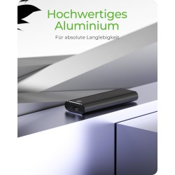 Buy ICY BOX IB-1807MT-C31 External USB-C 3.2 Enclosure for M.2 NVMe SSD with Wri... in Cyprus, Nicosia, Limassol, Larnaka, Pafos