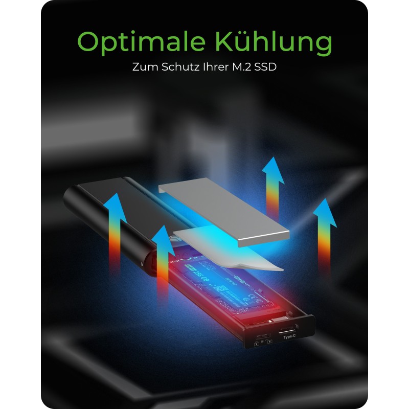 Buy ICY BOX IB-1807MT-C31 External USB-C 3.2 Enclosure for M.2 NVMe SSD with Wri... in Cyprus, Nicosia, Limassol, Larnaka, Pafos