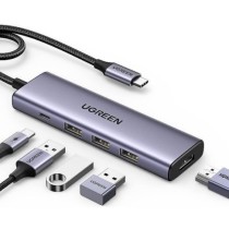 UGREEN Revodok 5-in-1 4K HDMI USB-C Hub with 3x USB-A 3.0 — Buy in Cyprus with Fast Delivery
