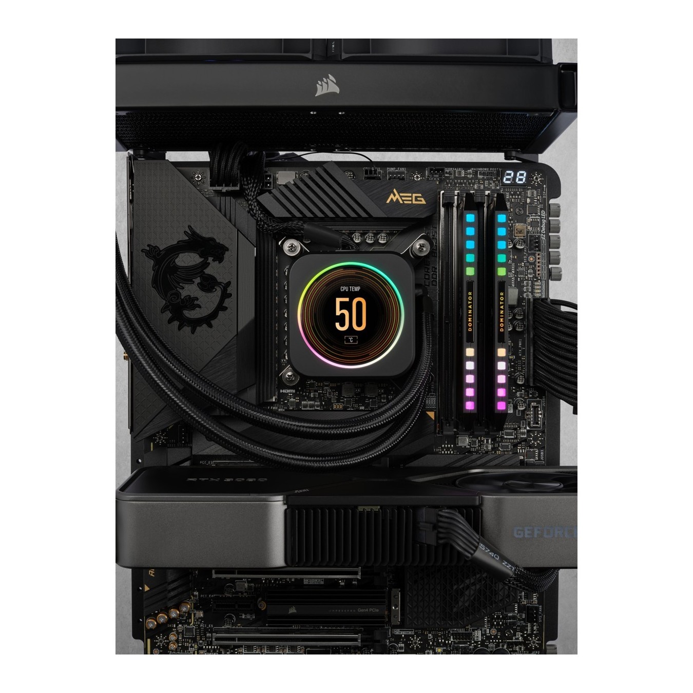 64 GB Corsair DIMM 6600 (2x 32 GB) Dual-Kit (schwarz. CMT64GX5M2B6600C32. Dominator Platinium. INTEL XMP)