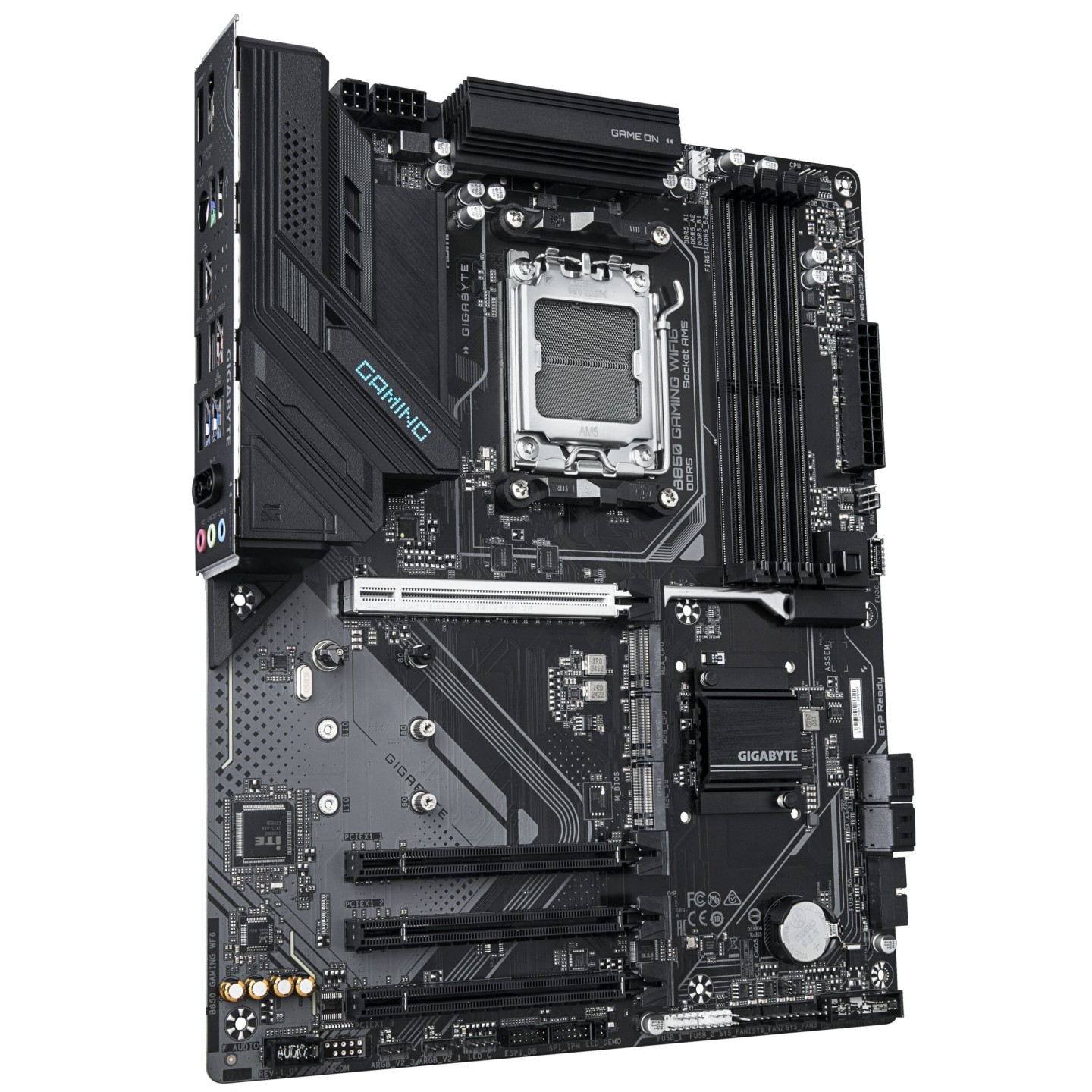 Gigabyte GA-B850 GAMING WIFI6 - AM5 ATX Motherboard, DDR5 4x DIMM up to 256GB, PCIe 5.0, Wi-Fi 6E, HDMI 2.1 (Brown)