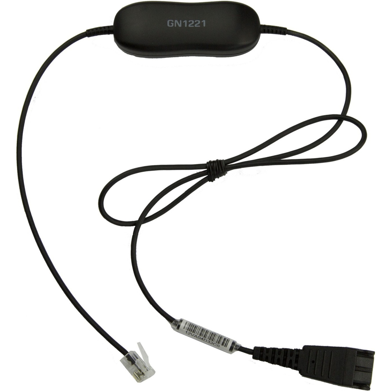 JABRA Smart Cord QD to RJ9 Cable - Straight 0.8 m with 8-Position Switch Configurator for STD Variants Headset
