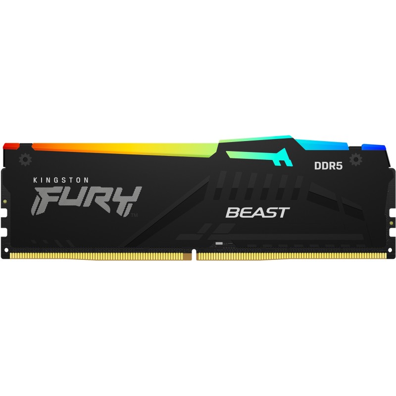 Buy KINGSTON 32GB 5600MHz DDR5 CL40 DIMM Kit of 2 FURY Beast RGB in Cyprus, Nicosia, Limassol, Larnaka, Pafos