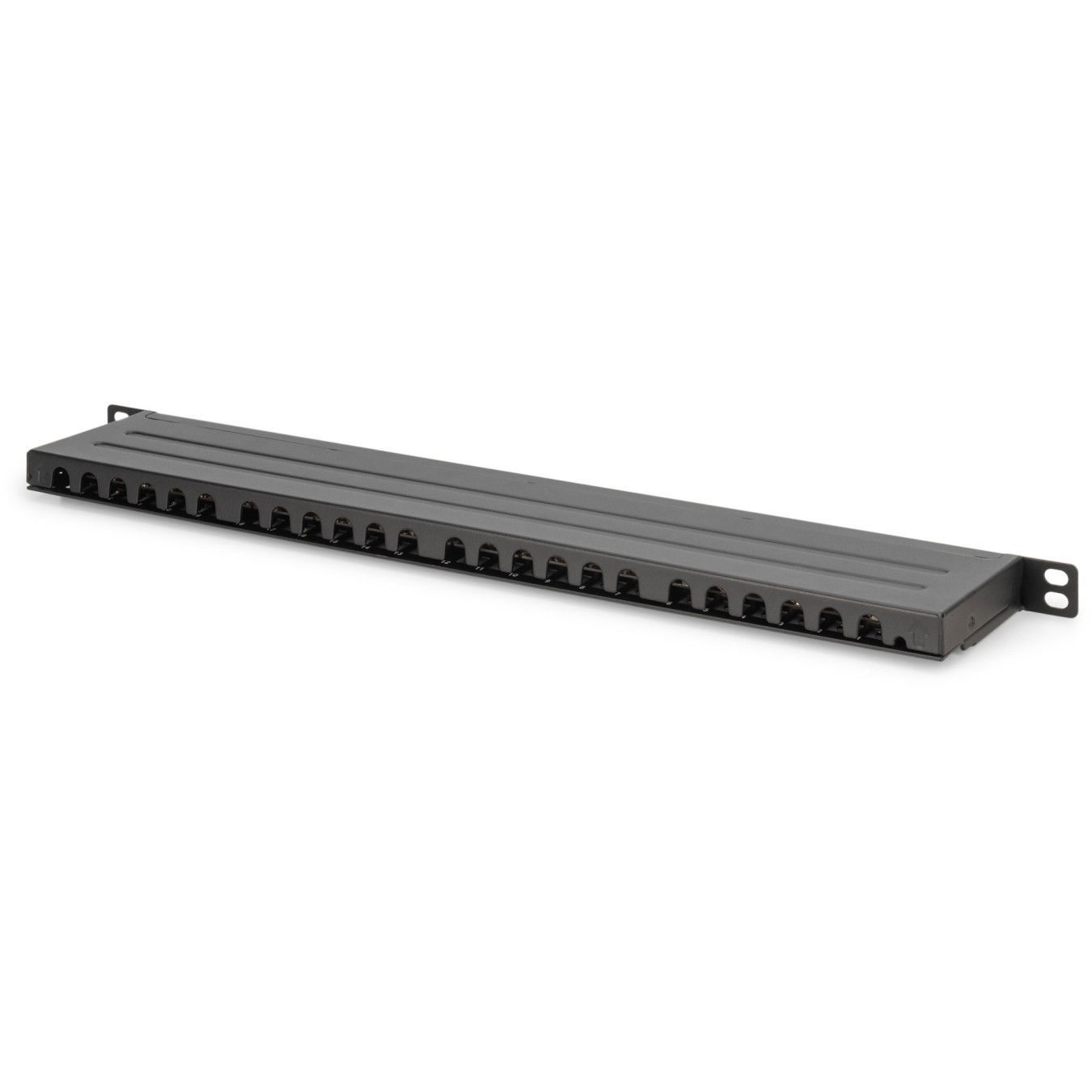 DIGITUS Patch Panel - 0.5HE 24-Port Cat6 Shielded Black — Buy in Cyprus with Fast Delivery
