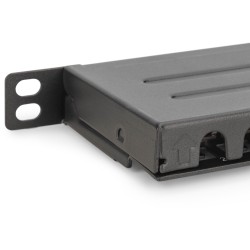 Buy DIGITUS Patch Panel - 0.5HE 24-Port Cat6 Shielded Black in Cyprus, Nicosia, Limassol, Larnaka, Pafos