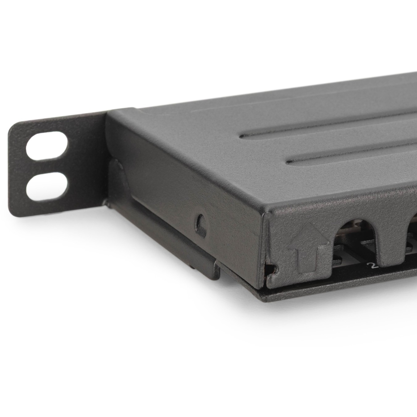 DIGITUS Patch Panel - 0.5HE 24-Port Cat6 Shielded Black — Buy in Cyprus with Fast Delivery