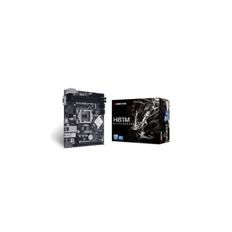 Buy Biostar H61MHV3 - LGA1155 Micro-ATX Motherboard - Intel H61 Chipset, HDMI 4K... in Cyprus, Nicosia, Limassol, Larnaka, Pafos