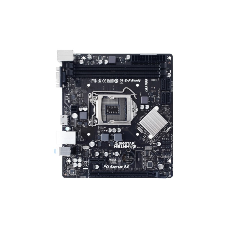 Buy Biostar H61MHV3 - LGA1155 Micro-ATX Motherboard - Intel H61 Chipset, HDMI 4K... in Cyprus, Nicosia, Limassol, Larnaka, Pafos