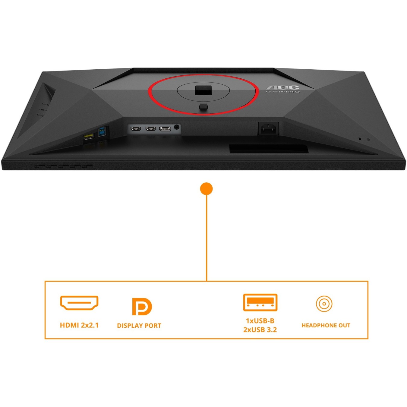 68.6cm (27') U27G4R 16:09 2xHDMI+DP+USB IPS bl. red - U27G4R - 68.6cm (27') 16:09 2xHDMI+DP+USB IPS bl. red