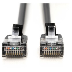 Buy DIGITUS Patch Cable CAT 6A F FTP Slim 0.50m Black in Cyprus, Nicosia, Limassol, Larnaka, Pafos