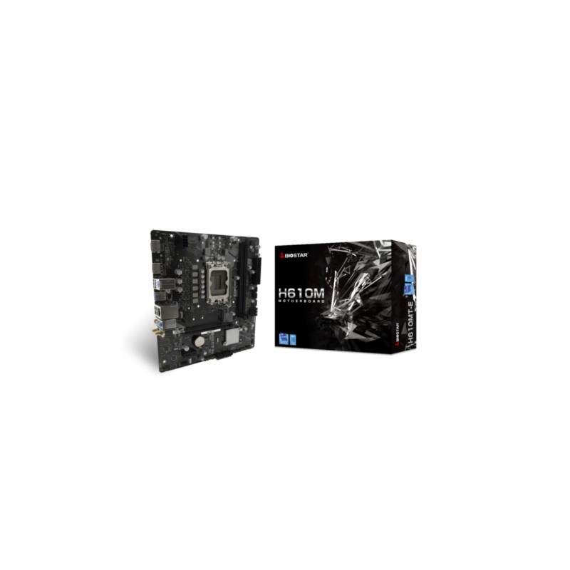 Buy Biostar H610MT-E - LGA1700 Micro-ATX Motherboard - Intel H610, Up to 64GB RA... in Cyprus, Nicosia, Limassol, Larnaka, Pafos