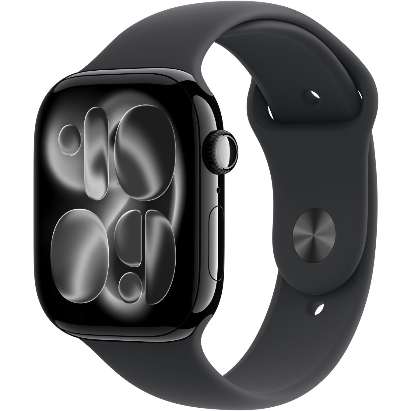 Apple Watch S11 Aluminum 46mm - S11 - Diamond Black, Black Sport Band, S/M — Buy in Cyprus with Fast Delivery