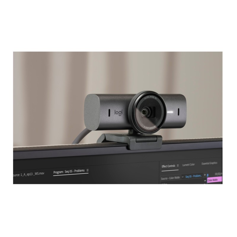 Buy Logitech MX Brio 4K Webcam - 960-001559 - Graphite, 4K UHD, 90° FOV, USB 3.0 in Cyprus, Nicosia, Limassol, Larnaka, Pafos