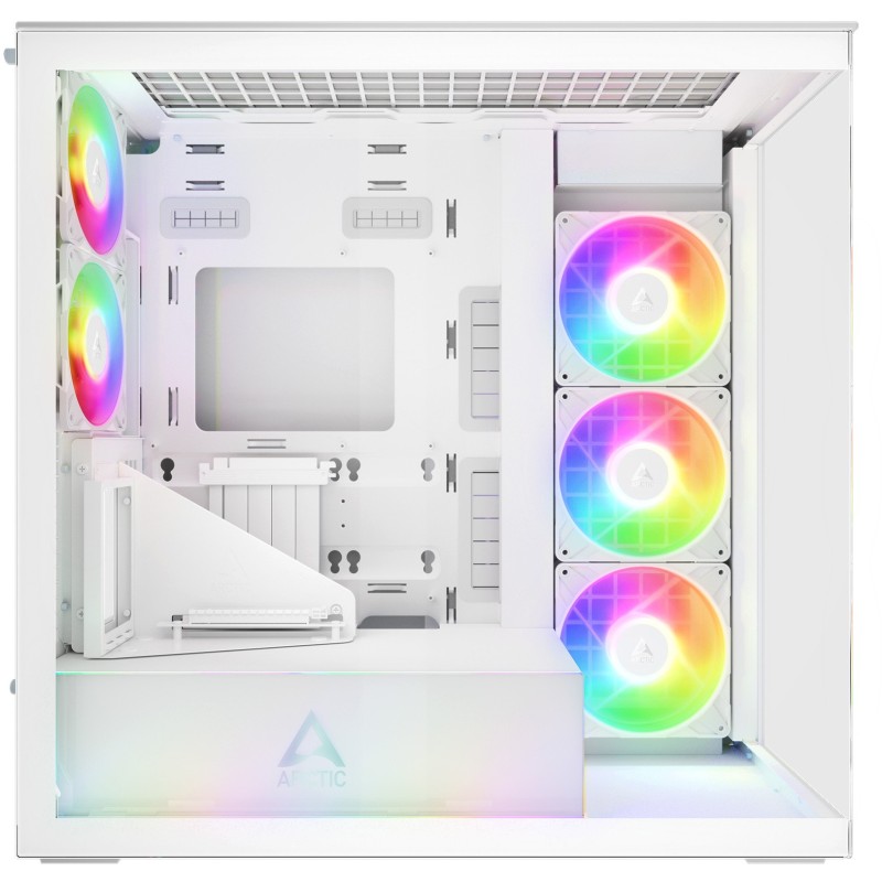 Buy Arctic Xtender (White) transparent window with GPU vertical mount in Cyprus, Nicosia, Limassol, Larnaka, Pafos
