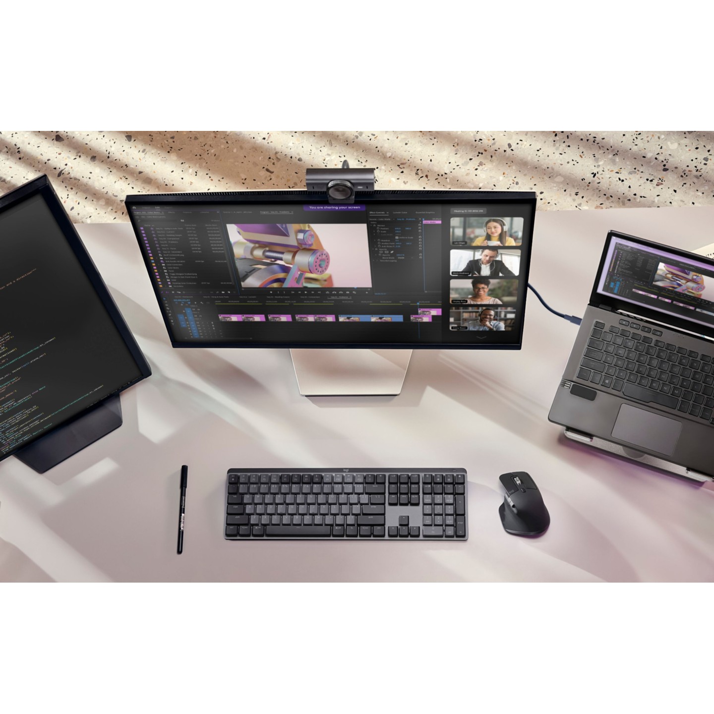 Logitech MX Brio 4K Webcam - 960-001559 - Graphite, 4K UHD, 90° FOV, USB-C (Boxed) — Buy in Cyprus with Fast Delivery